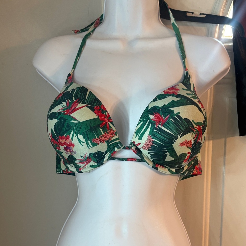 VS BOMBSHELL Tropical Floral Push-Up Bikini Top -